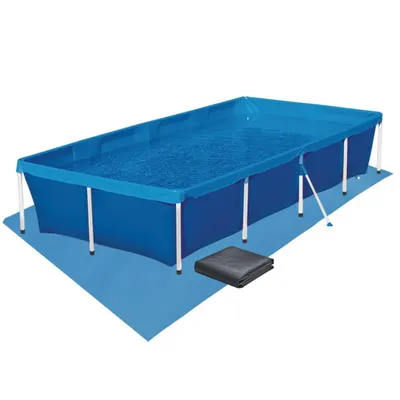 Piscina Retangular 3000 Litros Capa e Forro Mor