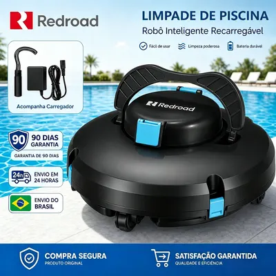 Aspirador de piscina sem fio autonomia prolongada de 130minutos limpa piscinas de até