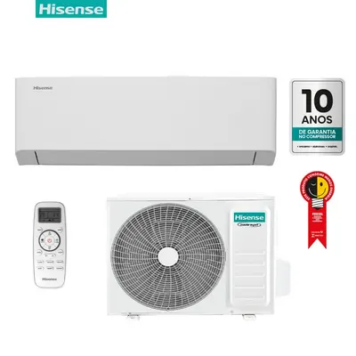 Ar Condicionado Split Hi-efficiency Hisense 18000 Btus Frio As-18tw2rwphb00 Inverter